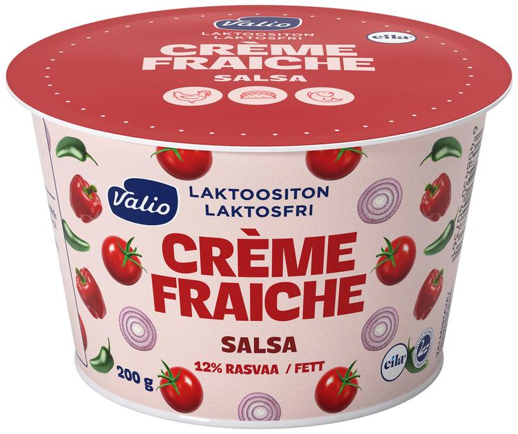 Valio crème fraiche 12 %  salsa 200 g laktoositon