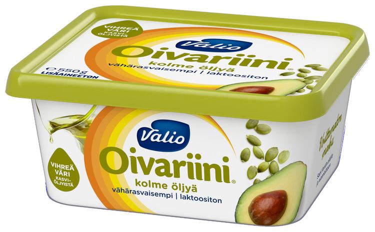 Valio Oivariini® 550 g kolme öljyä vähärasvaisempi laktoositon