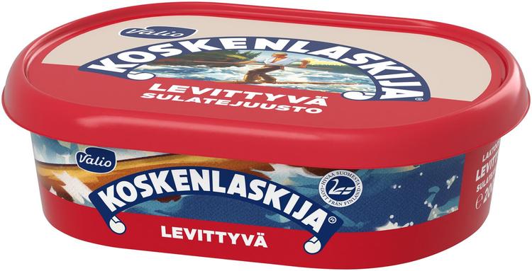 Valio Koskenlaskija® e200 g levittyvä sulatejuusto laktoositon