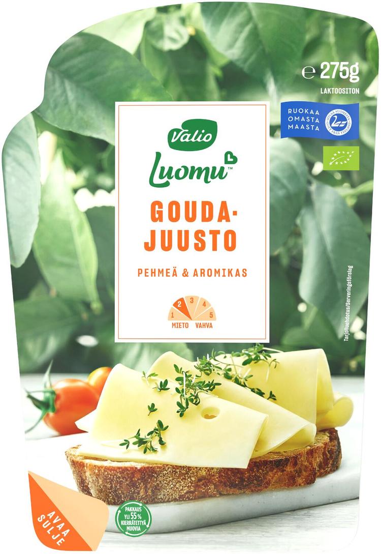 Valio Luomu™ gouda e275 g viipale