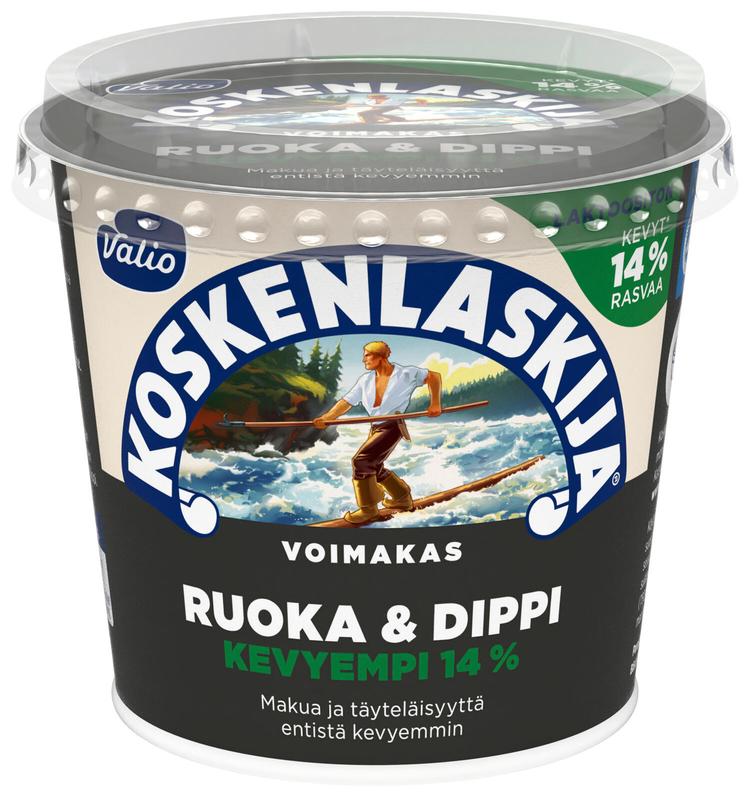 Valio Koskenlaskija® Ruoka & Dippi e250 g voimakas 14 % laktoositon