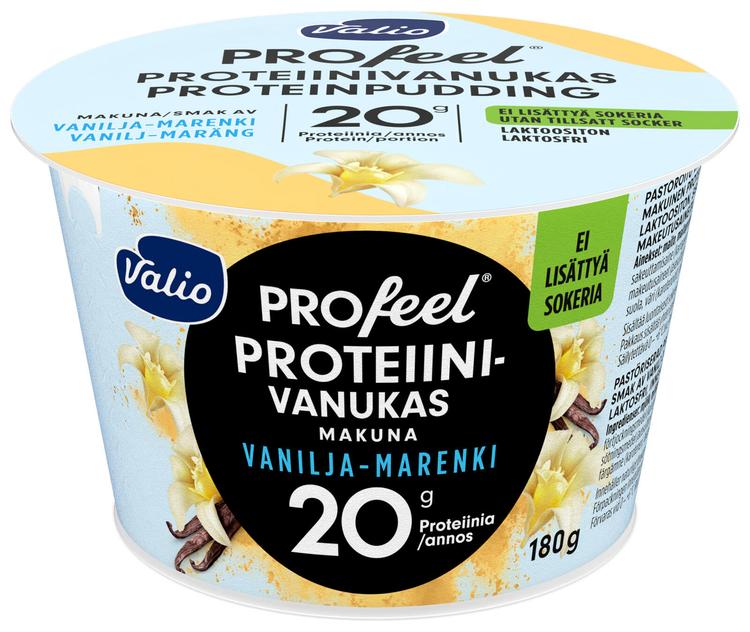 Valio PROfeel® proteiinivanukas 180 g vanilja-marenki laktoositon