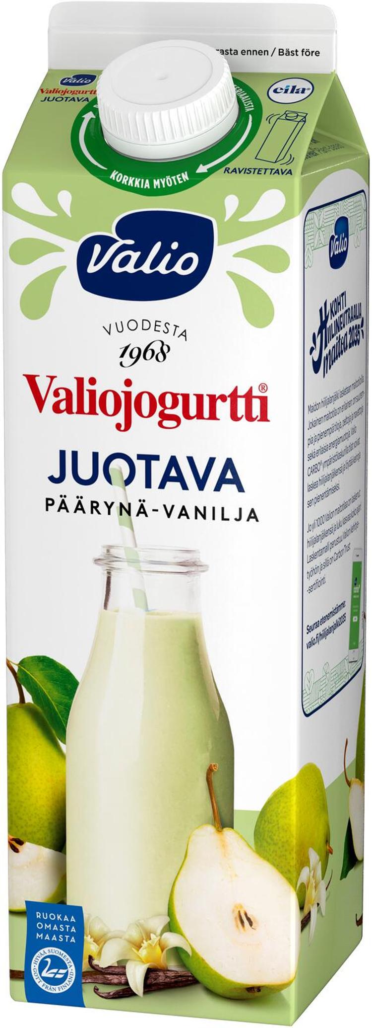 Valiojogurtti® juotava 0,95 l päärynä-vanilja laktoositon