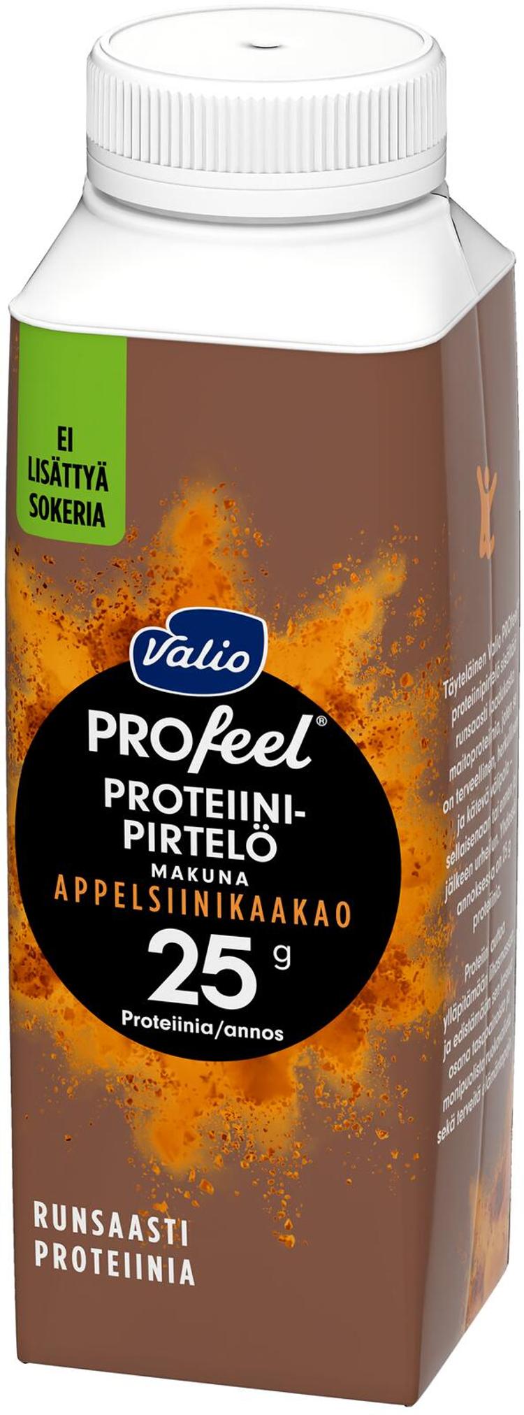 Valio PROfeel® proteiinipirtelö 2,5 dl appelsiinikaakao laktoositon