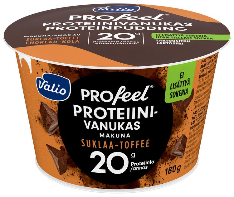 Valio PROfeel® proteiinivanukas 180 g suklaa-toffee laktoositon