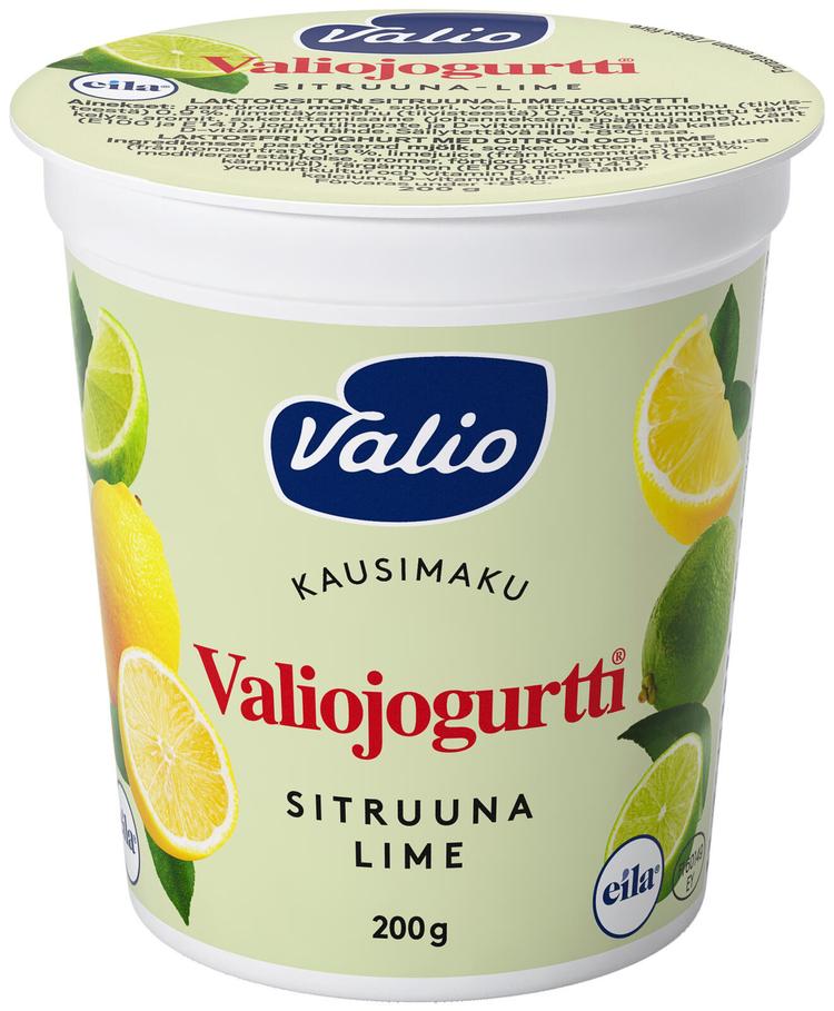 Valiojogurtti® 200 g sitruuna-lime laktoositon