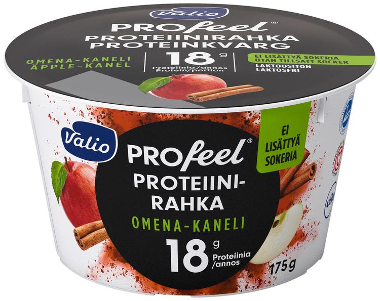 Valio PROfeel® proteiinirahka sokeroimaton 175 g omena-kaneli laktoositon