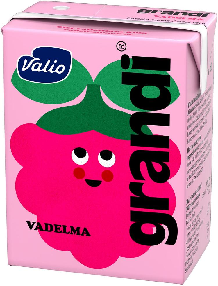 Valio Grandi® 2 dl vadelma