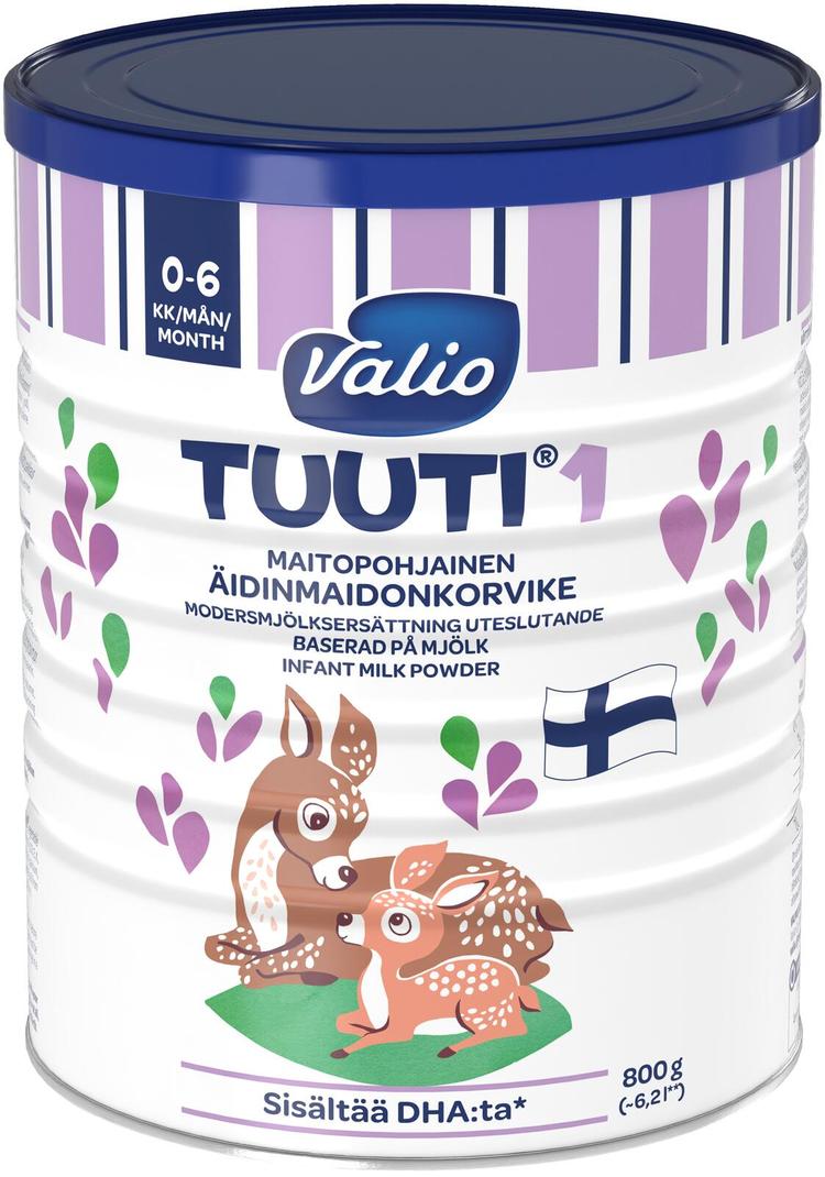 Valio Tuuti® 1 maitopohjainen äidinmaidonkorvikejauhe 800 g