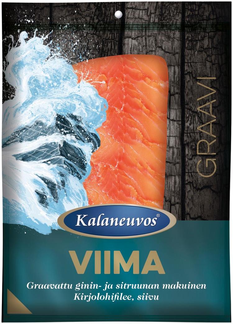 Kalaneuvos Graavikirjolohifilee siivu 100 g viima vak