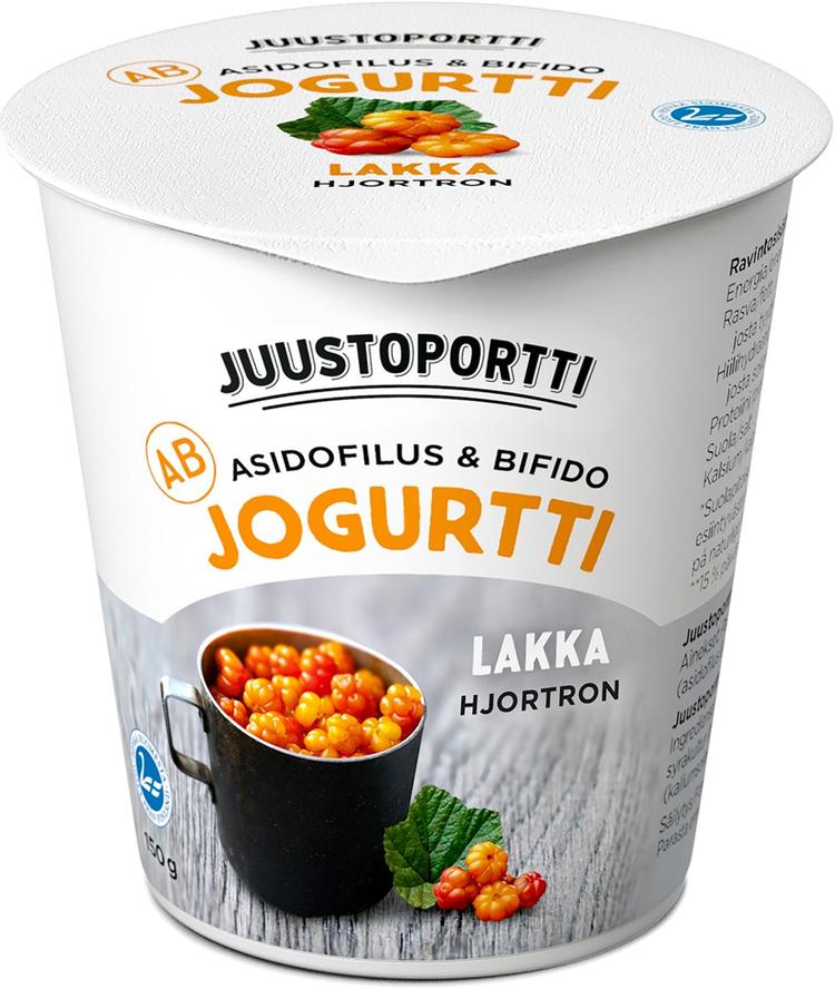 Juustoportti AB-jogurtti 150 g lakka