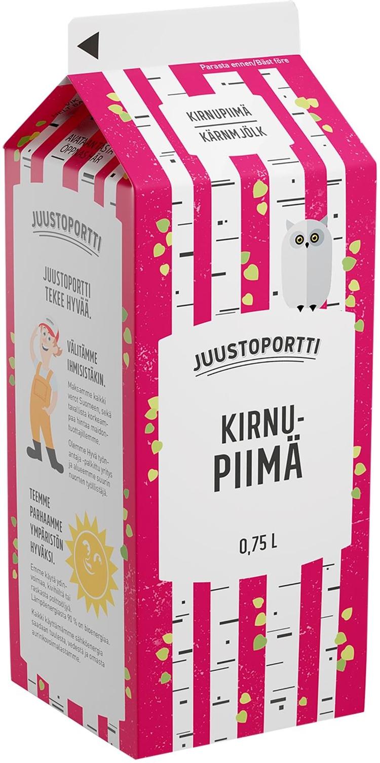 Juustoportti Kirnupiimä 0,75 l