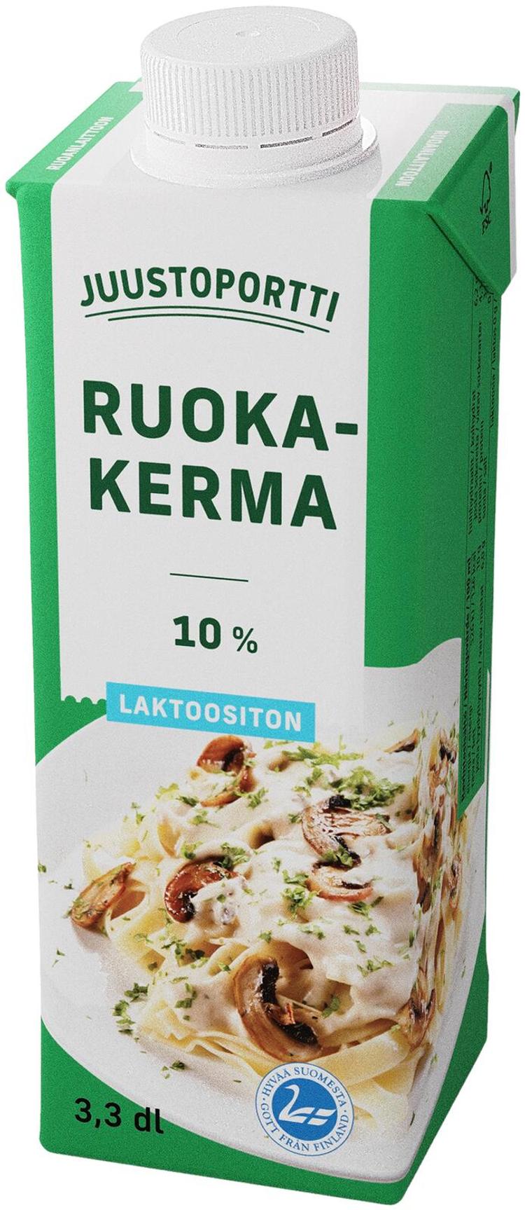 Juustoportti Ruokakerma 10 % 3,3 dl laktoositon