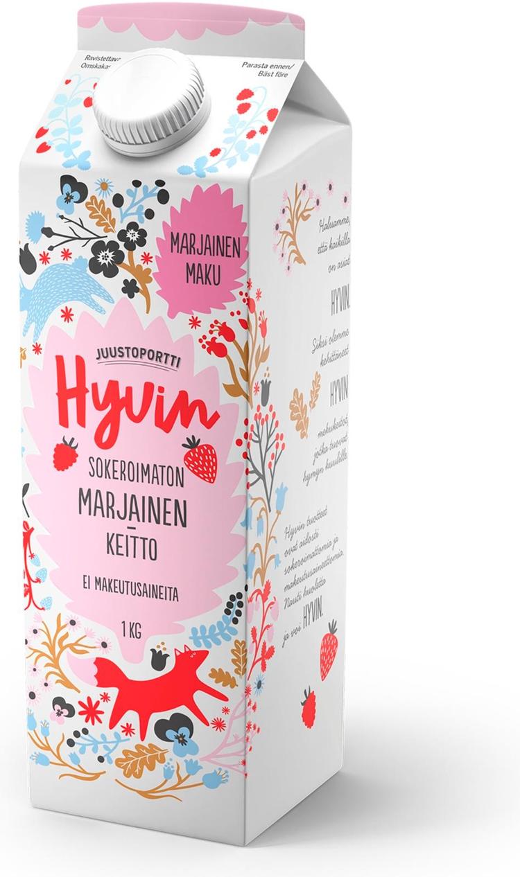 Juustoportti Hyvin mehukeitto 1 kg marjainen