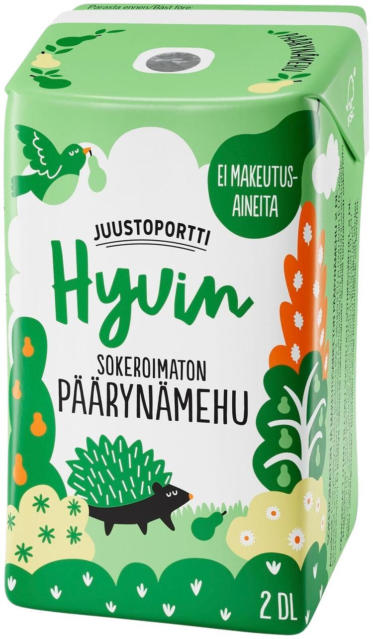 Juustoportti Hyvin mehu 2 dl päärynä