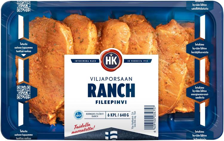 HK Viljaporsaan Fileepihvi ranch 640 g