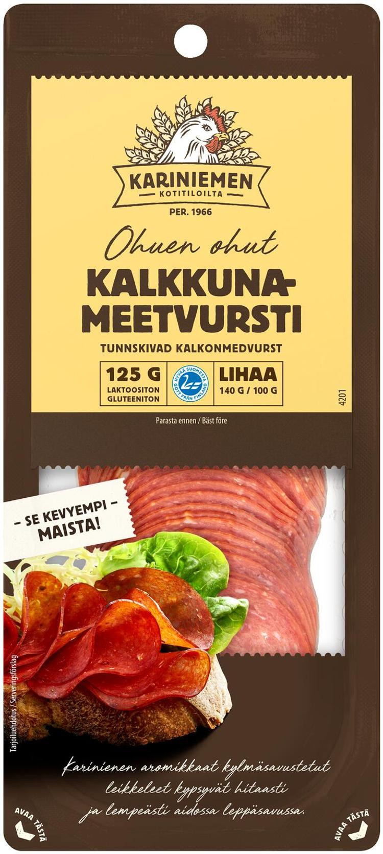 Kariniemen Kalkkunameetvursti 125 g