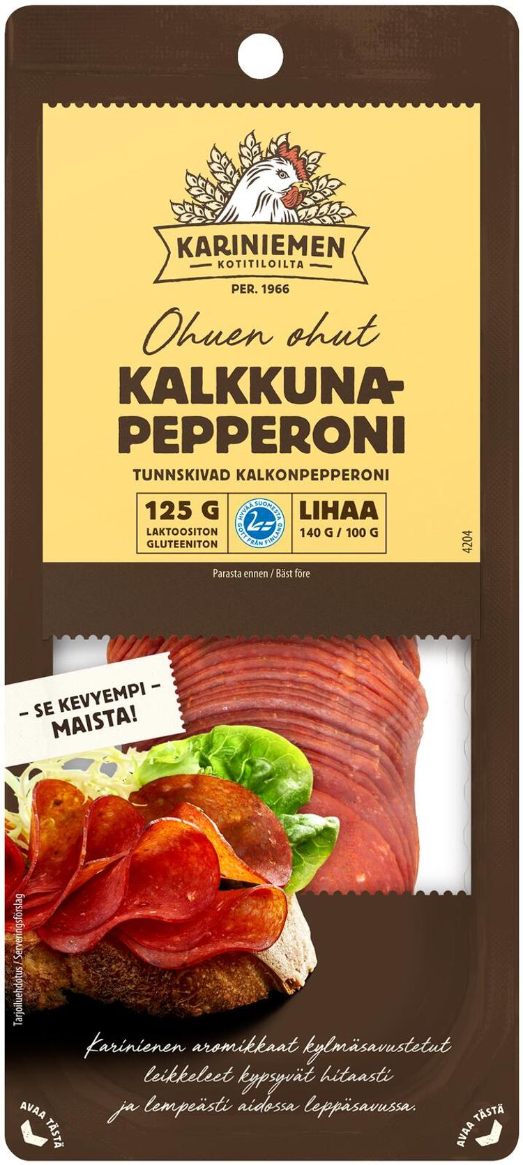 Kariniemen Kalkkunapepperoni 125 g