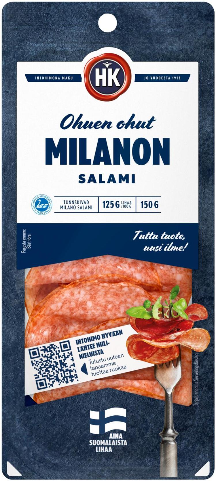HK Ohuen ohut Milanon salami 150 g