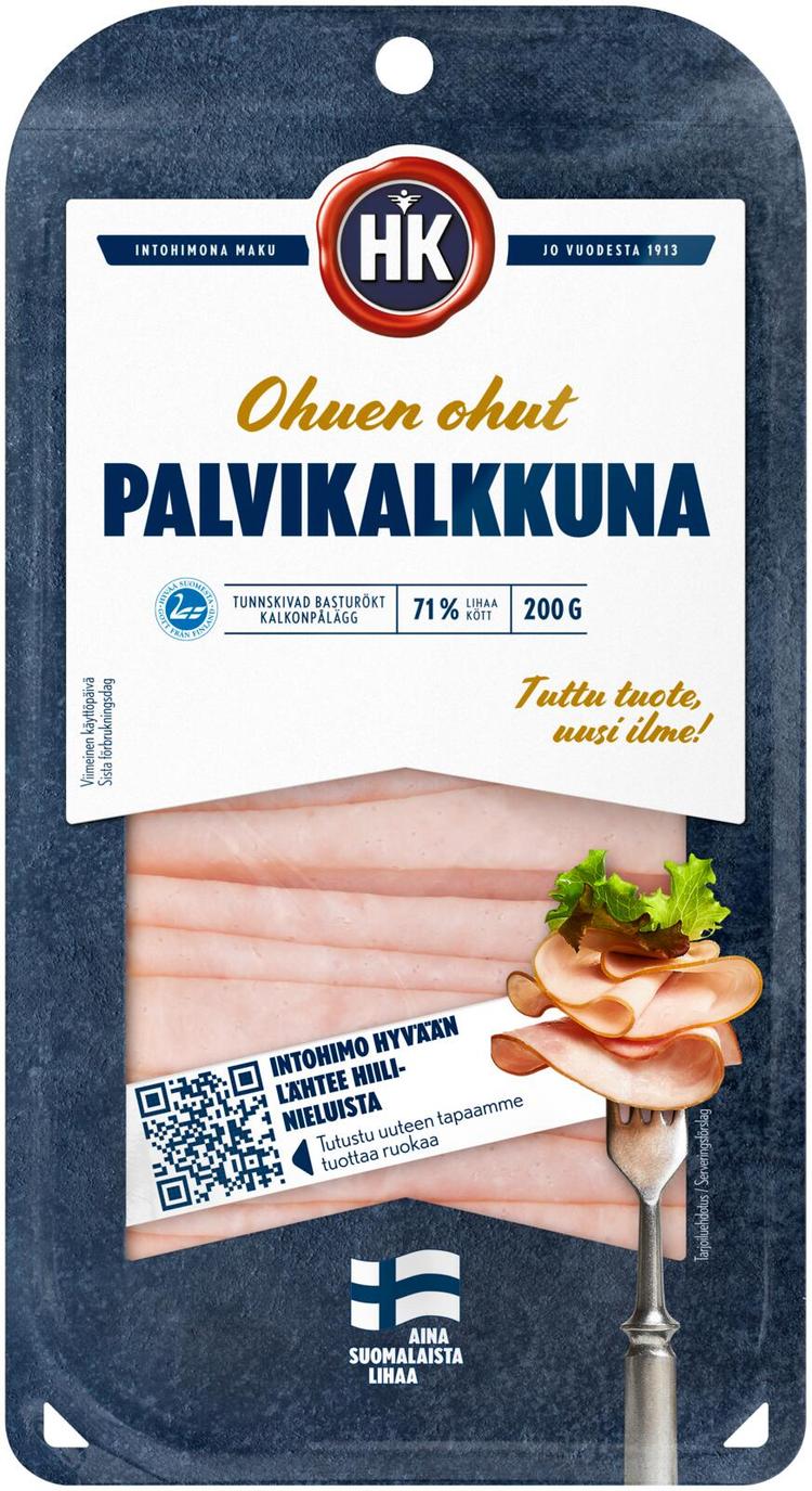 HK Ohuen ohut Palvikalkkuna 200 g