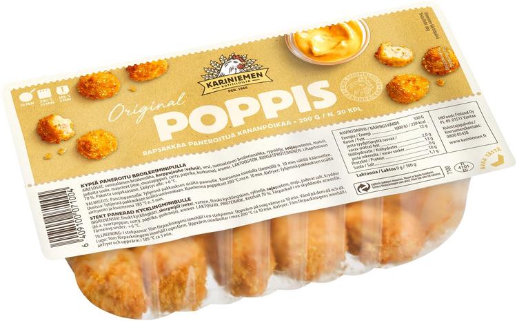 Kariniemen paneroitu poppis 200g