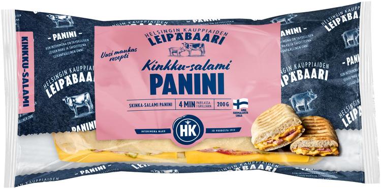 HK Helsingin kauppiaiden leipäbaari kinkku-salami panini 200g