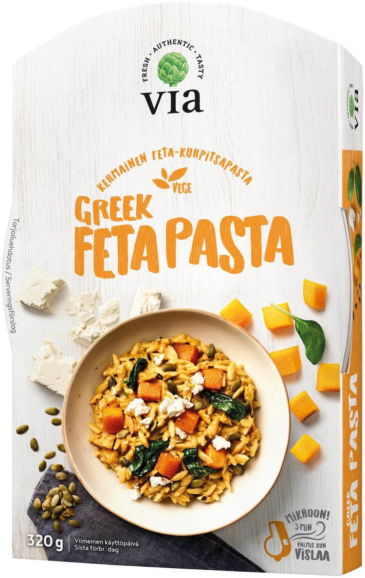 Via Feta-kurpitsapasta 320g