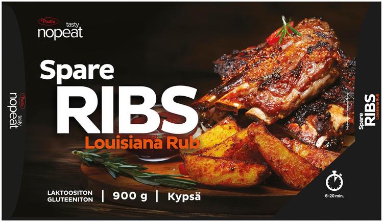 Pouttu Nopeat Louisiana ribs 900 g