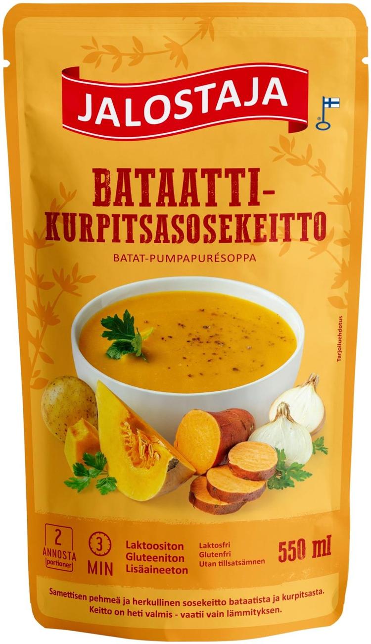 Jalostaja Bataatti-kurpitsasosekeitto 550ml