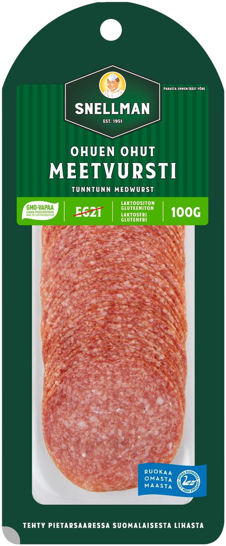 Snellman Ohuen ohut meetvursti 100g