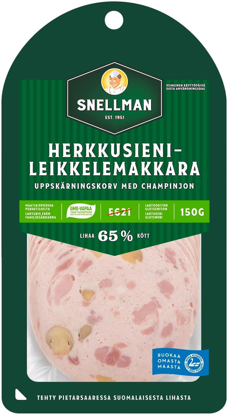 Snellman Herkkusienileikkelemakkara 150g