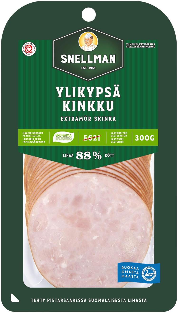 Snellman Ylikypsä Kinkku 300g