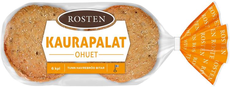 Rosten Ohuet Kaurapalat 6 kpl/250 g