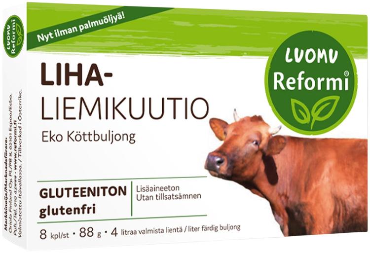 Reformi Luomu Lihaliemikuutio 88g 8kpl