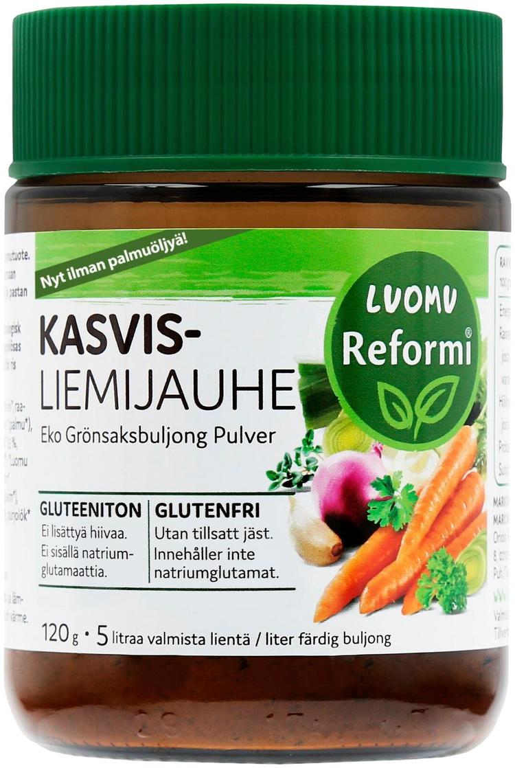 Reformi Luomu Kasvisliemijauhe 120g