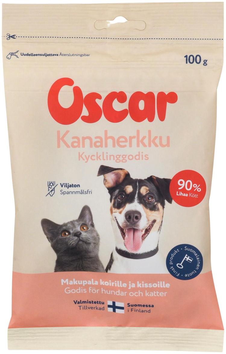 Oscar Kanaherkku koirille ja kissoille täydennysrehu 100g