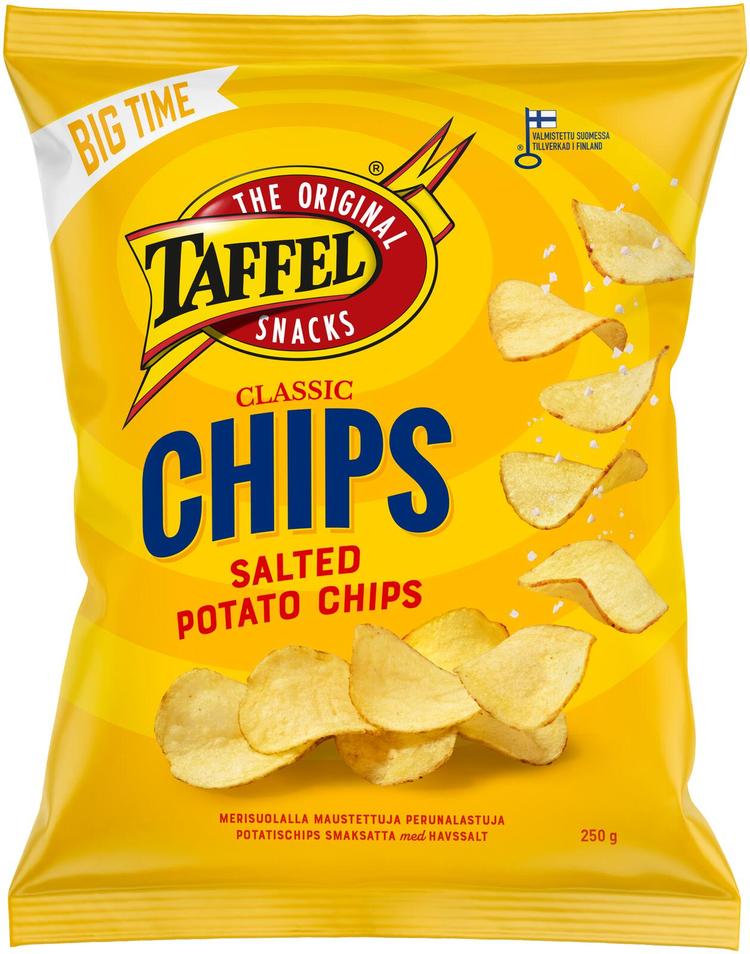 Taffel Chips classic suolattu sipsi 250g