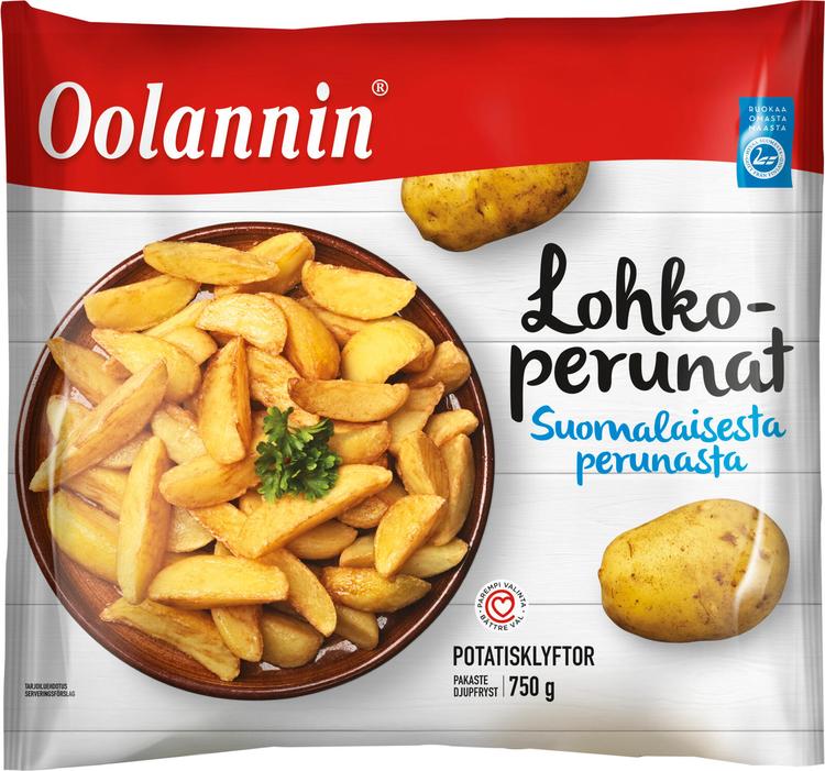 Oolannin lohkoperunat 750g