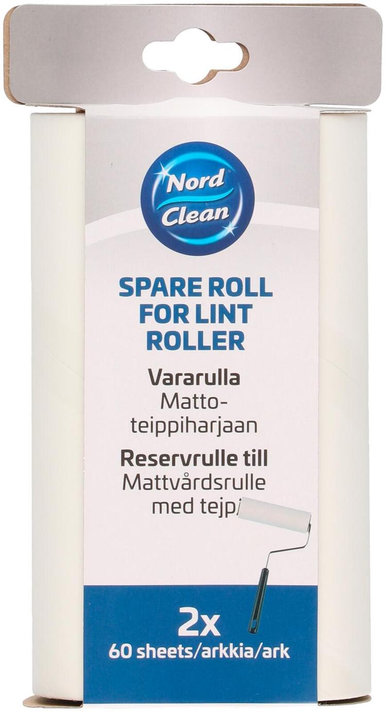 Nord Clean 2kpl vararulla mattoteippiharjaan