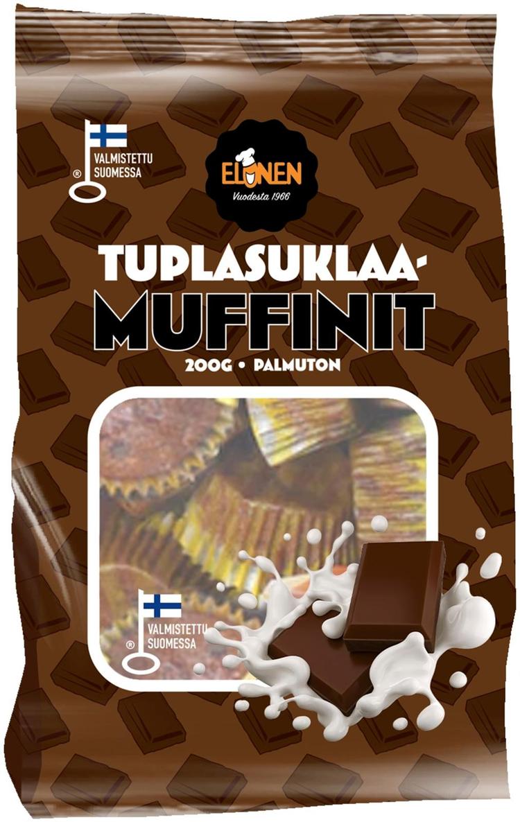 Elonen Tuplasuklaamuffinit 200g