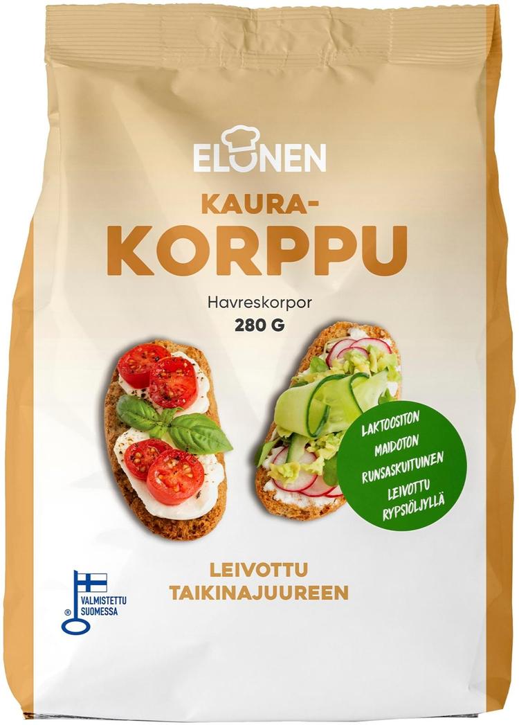 Elonen kaurakorppu 280g