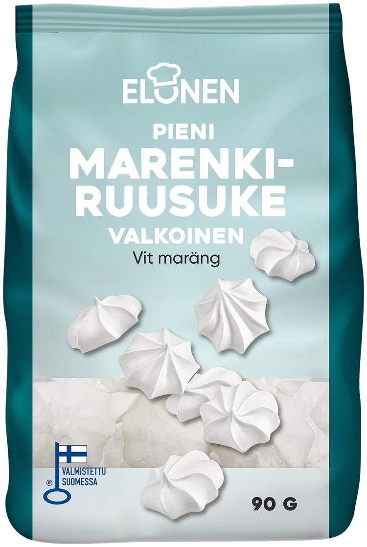 Elonen pieni marenkiruusuke valkoinen 90g