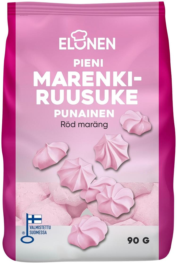 Elonen pieni marenkiruusuke punainen 90g