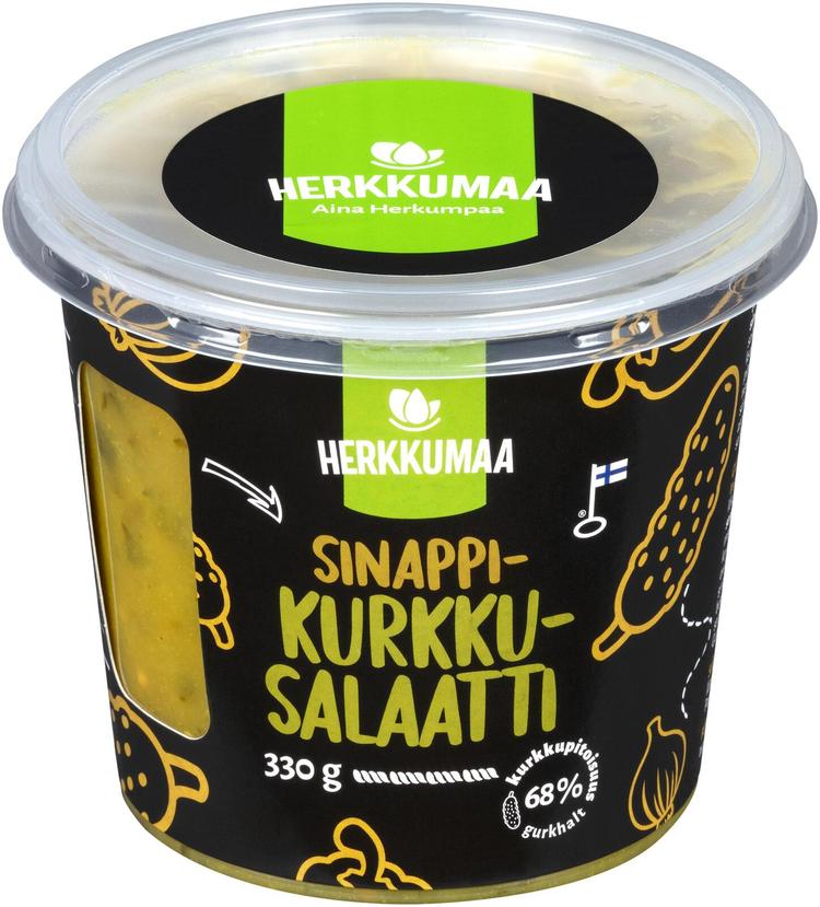 Herkkumaa Sinappikurkkusalaatti 330g