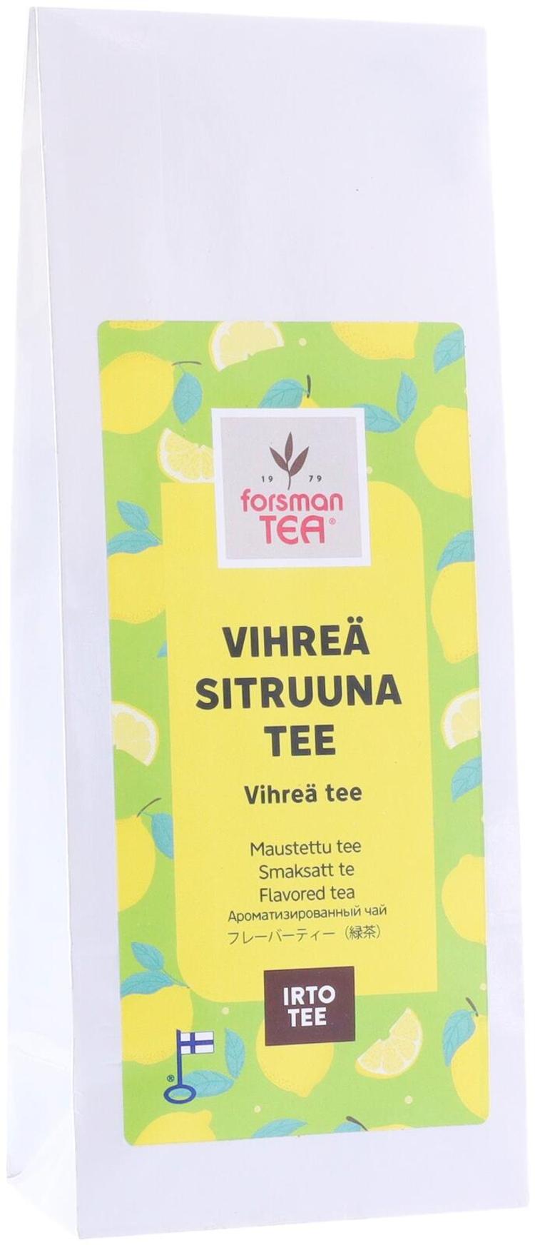 Forsman tea Vihreä Sitruuna vihreä maustettu tee 100 g