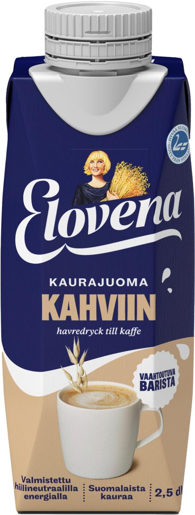 Elovena 2,5dl kaurajuoma kahviin