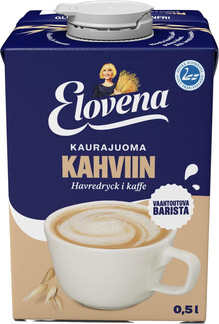 Elovena 0,5l kaurajuoma kahviin