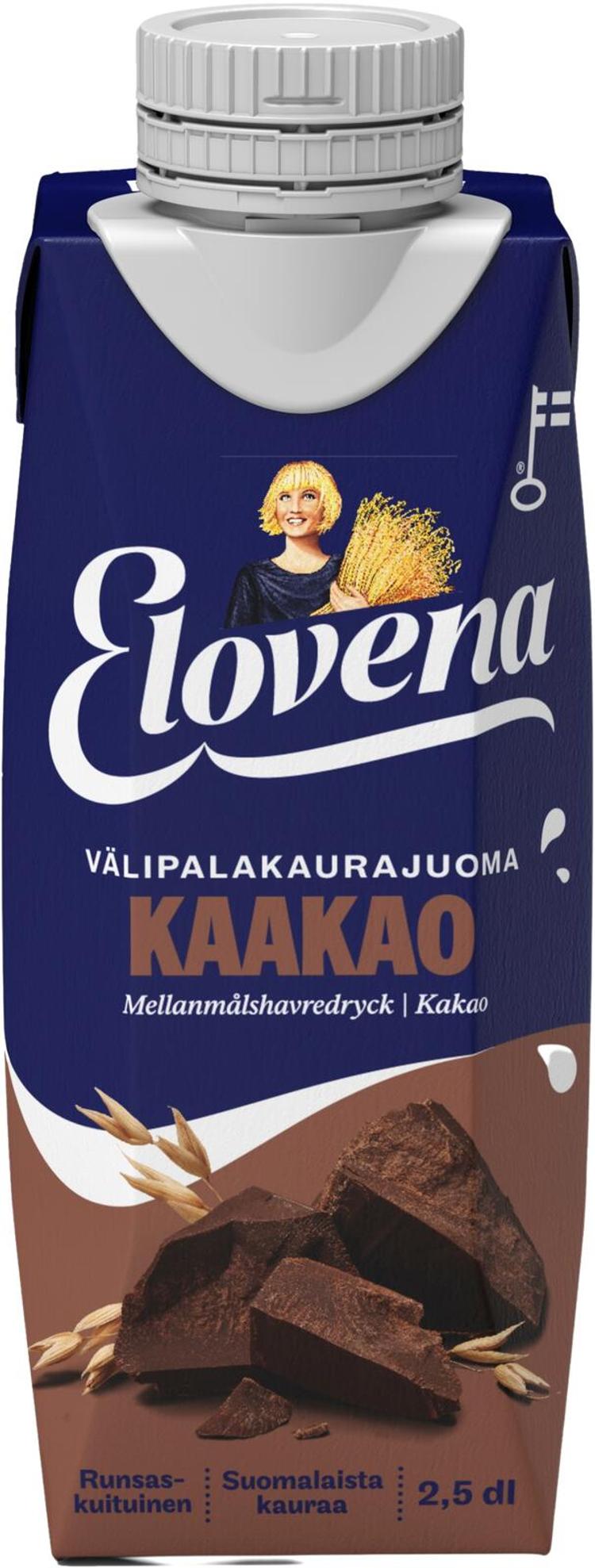 Elovena 2,5dl kaakao välipalakaurajuoma