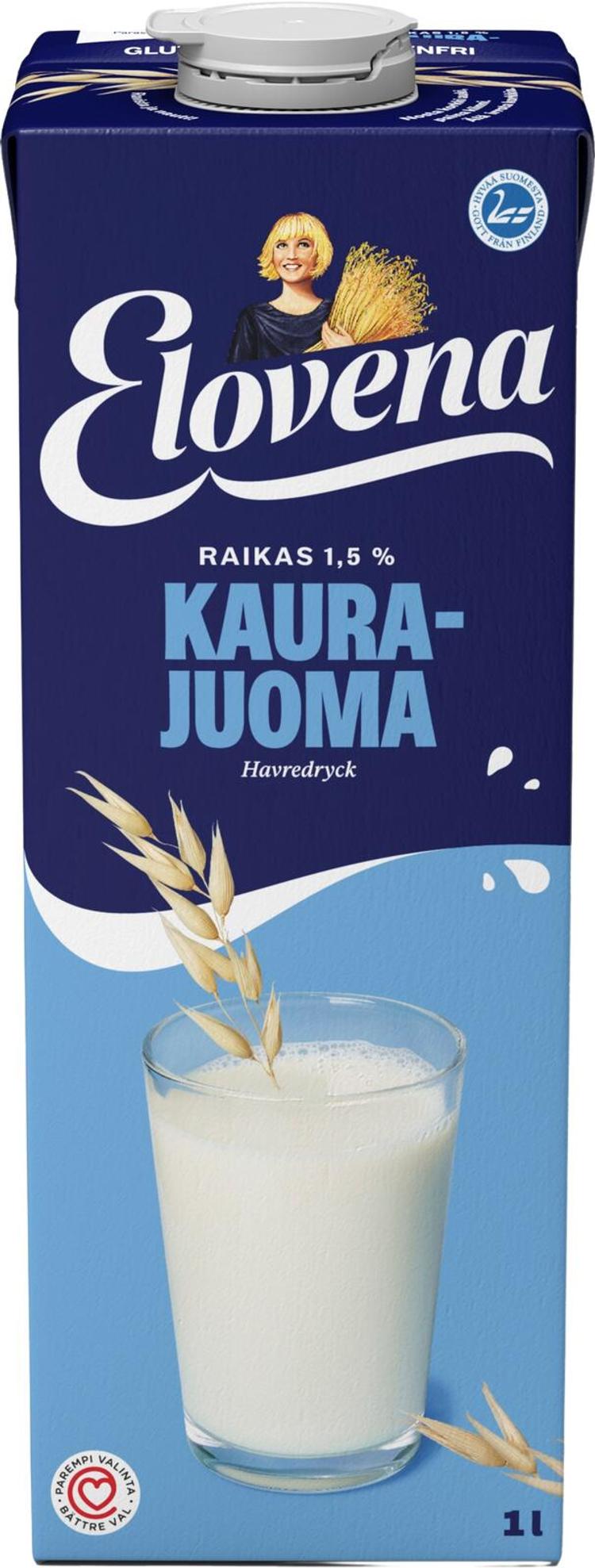 Elovena 1l kaurajuoma 1,5%