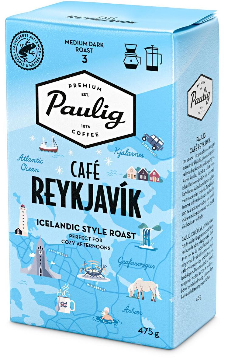 Paulig Café Reykjavik kahvi suodatinjauhatus 475g